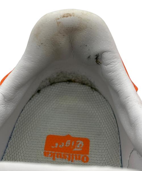 Onitsuka Tiger（オニツカタイガー）Onitsuka Tiger (オニツカタイガー) DELECITY スニーカー ホワイト×オレンジ サイズ:28の古着・服飾アイテム