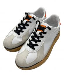 Onitsuka Tiger（オニツカタイガー）の古着「DELECITY スニーカー」｜ホワイト×オレンジ