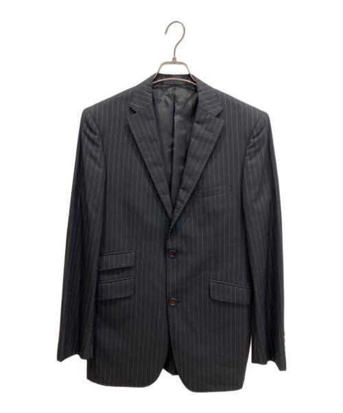BURBERRY BLACK LABEL（バーバリーブラックレーベル）BURBERRY BLACK LABEL (バーバリーブラックレーベル) ウール セットアップスーツ ブラック サイズ:42Rの古着・服飾アイテム