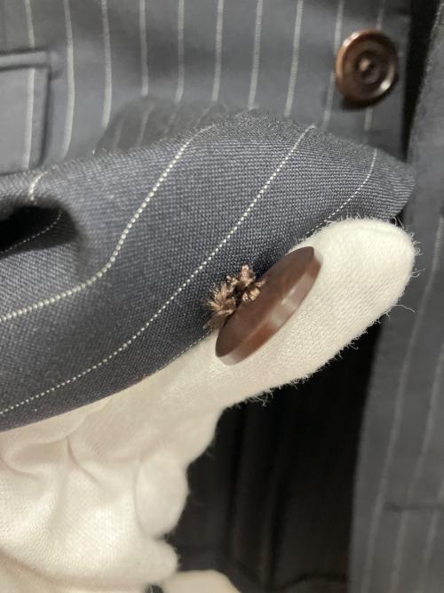 BURBERRY BLACK LABEL（バーバリーブラックレーベル）BURBERRY BLACK LABEL (バーバリーブラックレーベル) ウール セットアップスーツ ブラック サイズ:42Rの古着・服飾アイテム