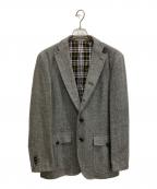 BURBERRY BLACK LABELバーバリーブラックレーベル）の古着「ウール混テーラードジャケット」｜グレー