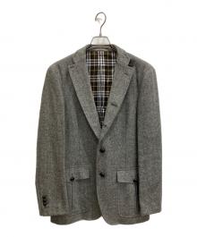 BURBERRY BLACK LABEL（バーバリーブラックレーベル）の古着「ウール混テーラードジャケット」｜グレー
