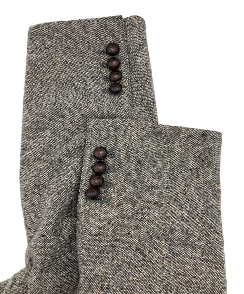 BURBERRY BLACK LABEL（バーバリーブラックレーベル）BURBERRY BLACK LABEL (バーバリーブラックレーベル) ウール混テーラードジャケット グレー サイズ:LLの古着・服飾アイテム