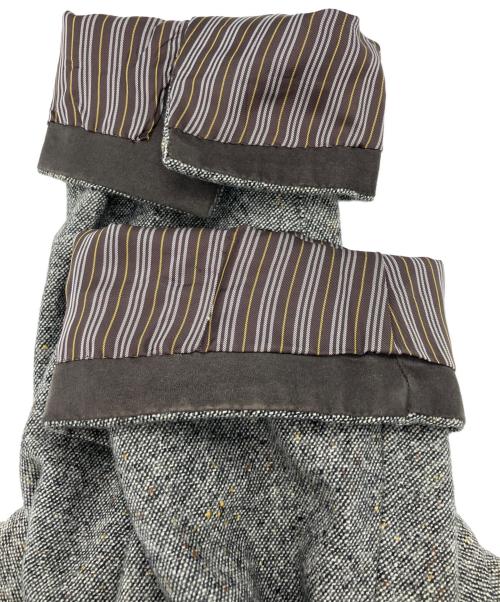 BURBERRY BLACK LABEL（バーバリーブラックレーベル）BURBERRY BLACK LABEL (バーバリーブラックレーベル) ウール混テーラードジャケット グレー サイズ:LLの古着・服飾アイテム