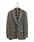 BURBERRY BLACK LABEL（バーバリーブラックレーベル）の古着「ウール混テーラードジャケット」｜グレー