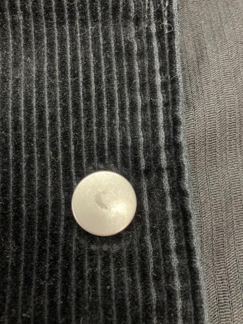 FOLL（フォル）FOLL (フォル) wardrobe cocoon corduroy half coat/ワードローブ コクーン コーデュロイ ハーフ コート ブラック サイズ:Fの古着・服飾アイテム