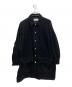 FOLL（フォル）の古着「wardrobe cocoon corduroy half coat/ワードローブ コクーン コーデュロイ ハーフ コート」｜ブラック