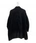 FOLL (フォル) wardrobe cocoon corduroy half coat/ワードローブ コクーン コーデュロイ ハーフ コート ブラック サイズ:F：6000円