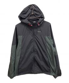OAKLEY（オークリー）の古着「Icon S O-Light Dry Jacket 1.0/ドライジャケット」｜グリーン×ブラック