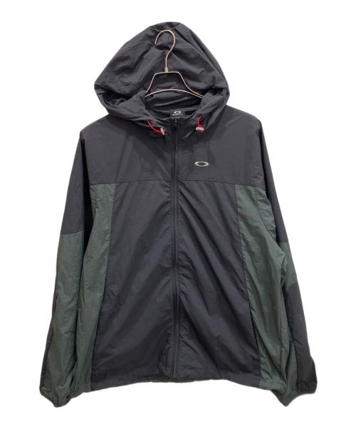 OAKLEY（オークリー）OAKLEY (オークリー) Icon S O-Light Dry Jacket 1.0/ドライジャケット グリーン×ブラック サイズ:XLの古着・服飾アイテム