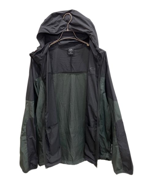 OAKLEY（オークリー）OAKLEY (オークリー) Icon S O-Light Dry Jacket 1.0/ドライジャケット グリーン×ブラック サイズ:XLの古着・服飾アイテム