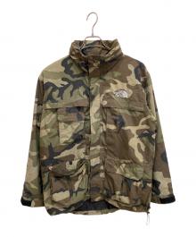 THE NORTH FACE（ザ ノース フェイス）の古着「FRONTIERS PARKA フロンティアーズパーカー」｜グリーン×ブラウン