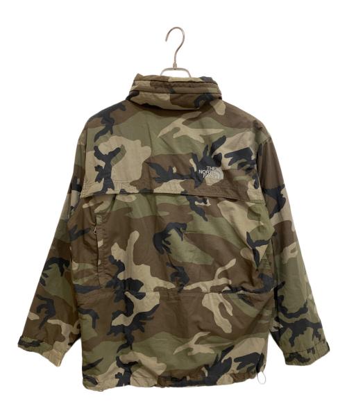 THE NORTH FACE（ザ ノース フェイス）THE NORTH FACE (ザ ノース フェイス) FRONTIERS PARKA フロンティアーズパーカー グリーン×ブラウン サイズ:Sの古着・服飾アイテム