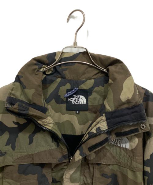 THE NORTH FACE（ザ ノース フェイス）THE NORTH FACE (ザ ノース フェイス) FRONTIERS PARKA フロンティアーズパーカー グリーン×ブラウン サイズ:Sの古着・服飾アイテム
