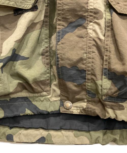 THE NORTH FACE（ザ ノース フェイス）THE NORTH FACE (ザ ノース フェイス) FRONTIERS PARKA フロンティアーズパーカー グリーン×ブラウン サイズ:Sの古着・服飾アイテム
