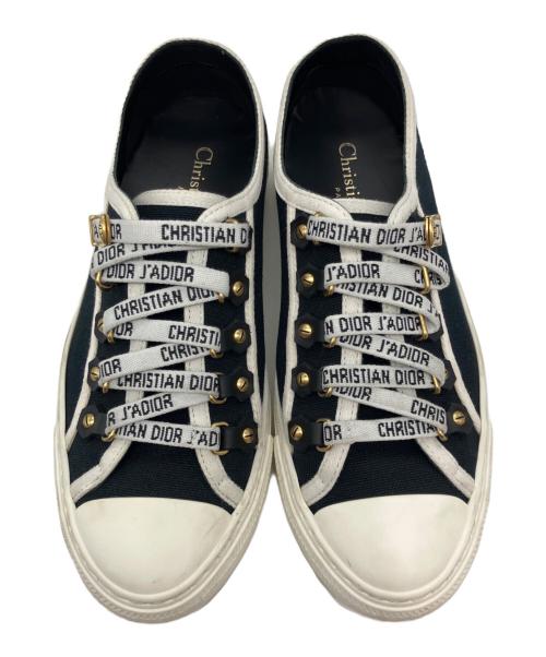 Christian Dior（クリスチャン ディオール）Christian Dior (クリスチャン ディオール) WALKI 'N' DIOR ローカットスニーカー ブラック サイズ:36 2/1の古着・服飾アイテム