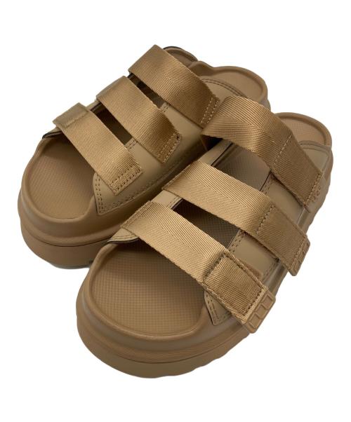 UGG（アグ）UGG (アグ) GoldenGlow Slide/スライドサンダル ベージュ サイズ:24の古着・服飾アイテム