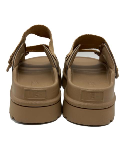 UGG（アグ）UGG (アグ) GoldenGlow Slide/スライドサンダル ベージュ サイズ:24の古着・服飾アイテム