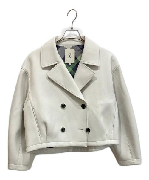 CB CRESTBRIDGE（シービークレストブリッジ）CB CRESTBRIDGE (シービークレストブリッジ) ダブルジャケット アイボリー サイズ:Mの古着・服飾アイテム