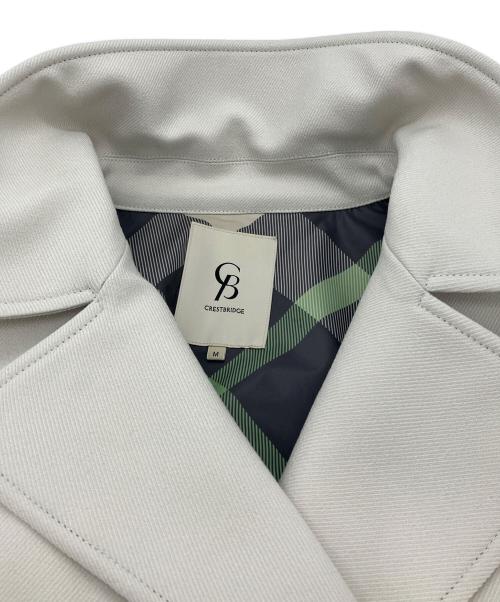 CB CRESTBRIDGE（シービークレストブリッジ）CB CRESTBRIDGE (シービークレストブリッジ) ダブルジャケット アイボリー サイズ:Mの古着・服飾アイテム