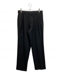 DOCKERS（ドッカーズ）の古着「タックワイドパンツ」｜ブラック