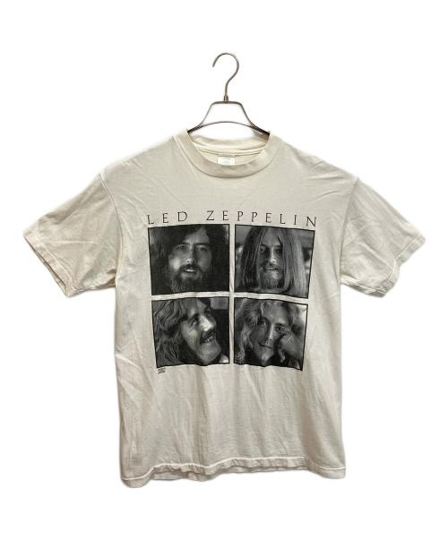 バンドTシャツ（バンドTシャツ）バンドTシャツ (バンドTシャツ) 90S メンバーポートレイト バンドTEE ホワイト サイズ:Lの古着・服飾アイテム