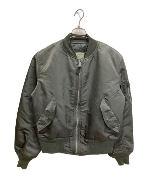 ALPHA（アルファ）ALPHA (アルファ) MA-1ジャケット カーキ サイズ:Mの古着・服飾アイテム