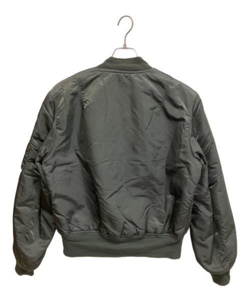 ALPHA（アルファ）ALPHA (アルファ) MA-1ジャケット カーキ サイズ:Mの古着・服飾アイテム
