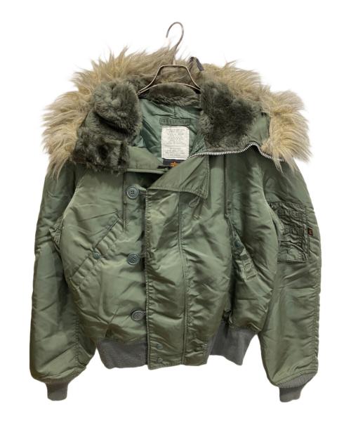 ALPHA（アルファ）ALPHA (アルファ) N-2Bジャケット カーキ サイズ:Mの古着・服飾アイテム