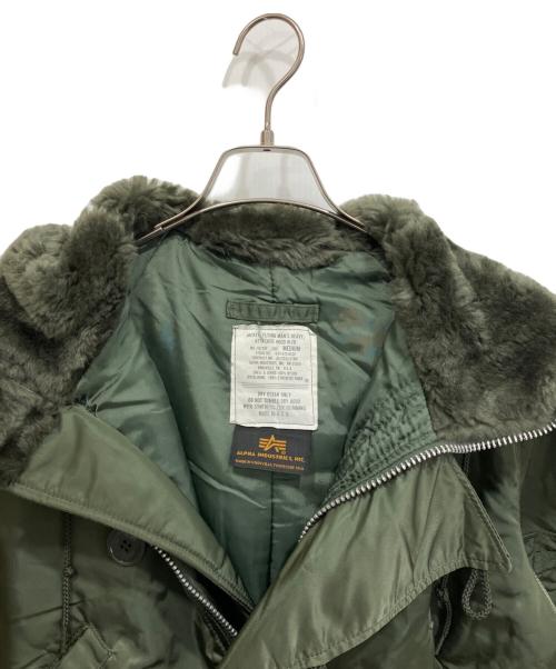 ALPHA（アルファ）ALPHA (アルファ) N-2Bジャケット カーキ サイズ:Mの古着・服飾アイテム