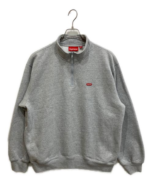 SUPREME（シュプリーム）Supreme (シュプリーム) 26SS small Box Half Zip Pullover グレー サイズ:Mの古着・服飾アイテム
