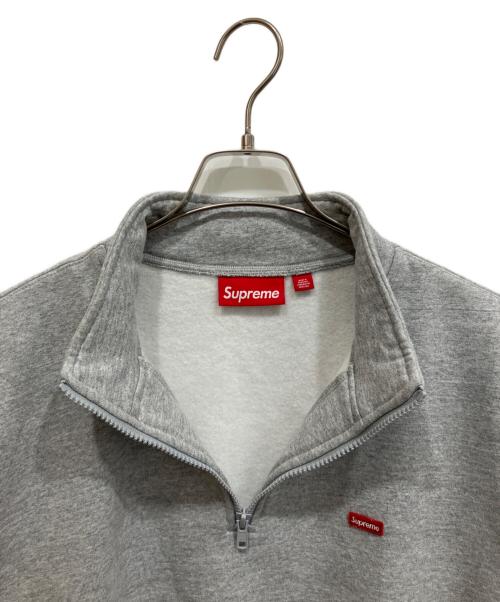 SUPREME（シュプリーム）Supreme (シュプリーム) 26SS small Box Half Zip Pullover グレー サイズ:Mの古着・服飾アイテム