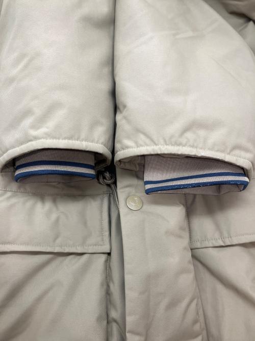 FRED PERRY（フレッドペリー）FRED PERRY (フレッドペリー) Padded Zip Through Jacket パデッドジップスルージャケット ブラウン サイズ:Lの古着・服飾アイテム