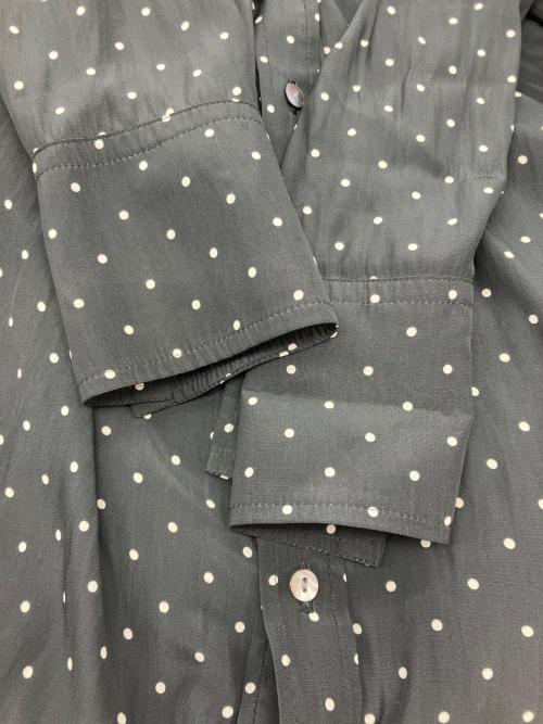 BEARDSLEY（ビアズリー）BEARDSLEY (ビアズリー) ドットカラーレスワンピース ブラック×ホワイト サイズ:Freeの古着・服飾アイテム