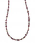 STAR JEWELRYスタージュエリー）の古着「イエローゴールドマルチストーン天然石ネックレス」