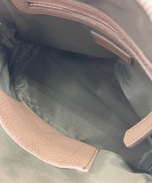NAGATANI（ナガタニ）NAGATANI (ナガタニ) ELLIE 2WAY レザーバッグ ブラウンの古着・服飾アイテム