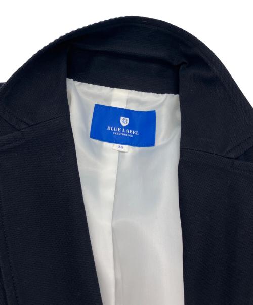 BLUE LABEL CRESTBRIDGE（ブルーレーベルクレストブリッジ）BLUE LABEL CRESTBRIDGE (ブルーレーベルクレストブリッジ) 金釦ダブル紺ブレザー ネイビー サイズ:38の古着・服飾アイテム