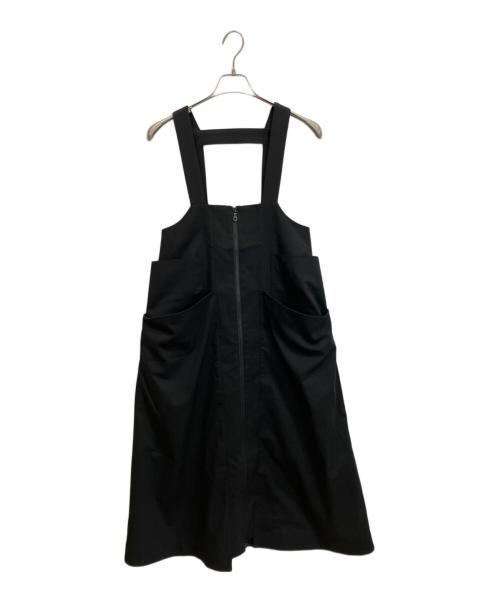 nagonstans（ナゴンスタンス）nagonstans (ナゴンスタンス) Big Pockets Strap Skirt ブラック サイズ:Sの古着・服飾アイテム