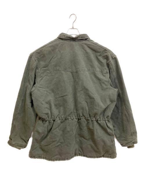 CarHartt（カーハート）CarHartt (カーハート) ダック地ハンティングジャケット オリーブ サイズ:XLの古着・服飾アイテム