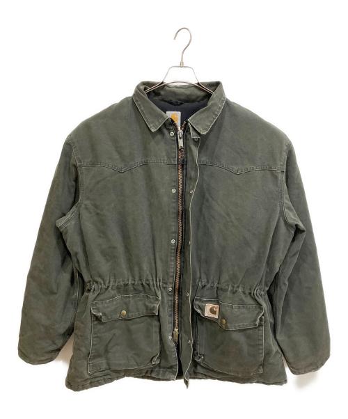 CarHartt（カーハート）CarHartt (カーハート) ダック地ハンティングジャケット オリーブ サイズ:XLの古着・服飾アイテム
