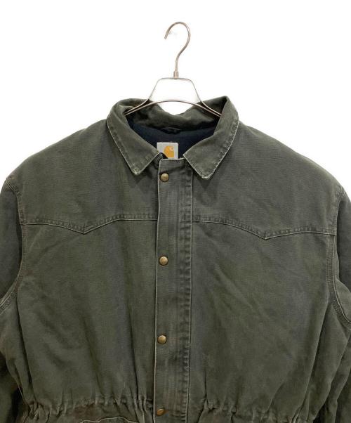 CarHartt（カーハート）CarHartt (カーハート) ダック地ハンティングジャケット オリーブ サイズ:XLの古着・服飾アイテム