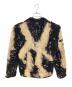 SYU.HOMME/FEMM（シュウオムフェム）の古着「FIRE WORKS PULLOVER SWEATER」｜ベージュ×ブラック