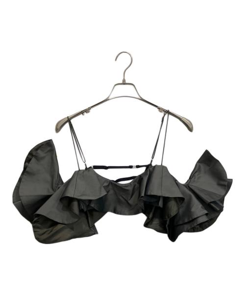 PRANK PROJECT（プランクプロジェクト）PRANK PROJECT (プランクプロジェクト) マルチファブリックランダムラッフルトップ / Multi Fabric Random Raffle Top カーキ サイズ:Fの古着・服飾アイテム