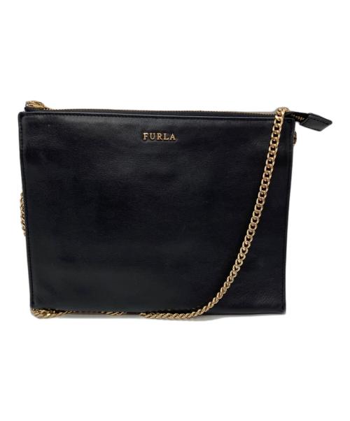 FURLA（フルラ）FURLA (フルラ) ボレロ クロスボディポーチ ブラックの古着・服飾アイテム