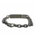 DIESEL (ディーゼル) STACKED ステンレススチール チェーンブレスレット シルバー：6000円