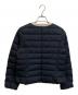 any SiS (エニィスィス) ノーカラーダウン ジャケット ネイビー サイズ:M：10000円