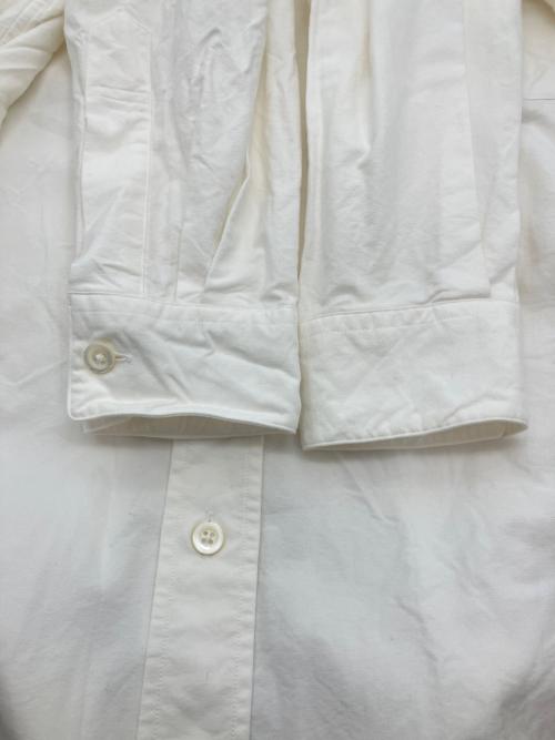 MARGARET HOWELL（マーガレットハウエル）MARGARET HOWELL (マーガレットハウエル) バンドカラーシャツ ホワイト サイズ:Mの古着・服飾アイテム