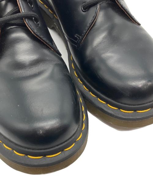 Dr.Martens（ドクターマーチン）Dr.Martens (ドクターマーチン) AMORY 3ホールヒールシューズ ブラック サイズ:4の古着・服飾アイテム