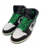 NIKEナイキ）の古着「AIR JORDAN 1 RETRO HIGH OG スニーカー」｜ホワイト×グリーン