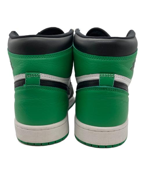 NIKE（ナイキ）NIKE (ナイキ) AIR JORDAN 1 RETRO HIGH OG スニーカー ホワイト×グリーン サイズ:27の古着・服飾アイテム